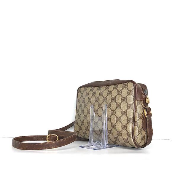 Gucci Ophidia GG Monogram Striped Supreme Small Crossbody Bag - Picture 4 of 15